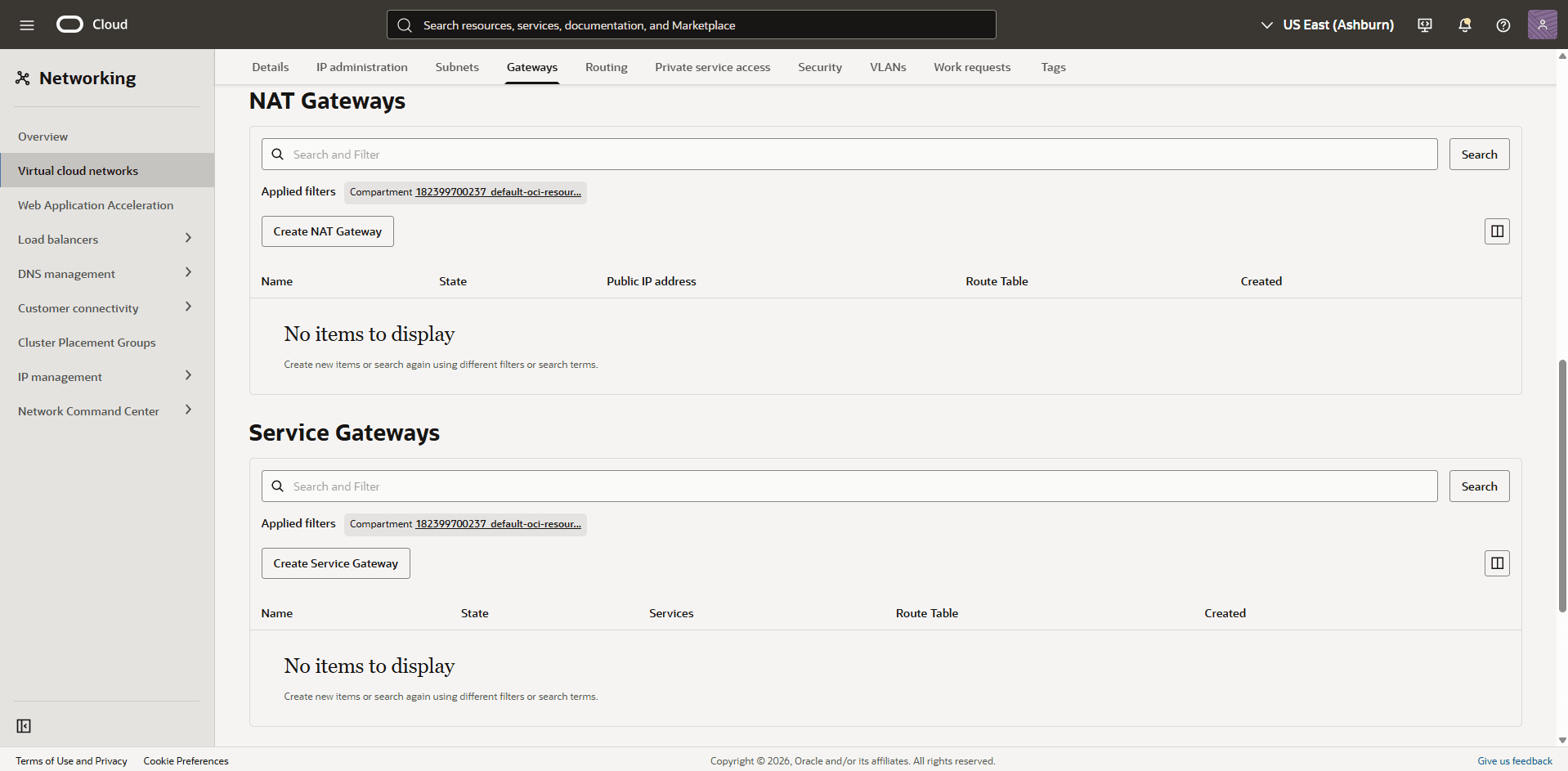 This screenshot shows the required configuration for cross-region restore.