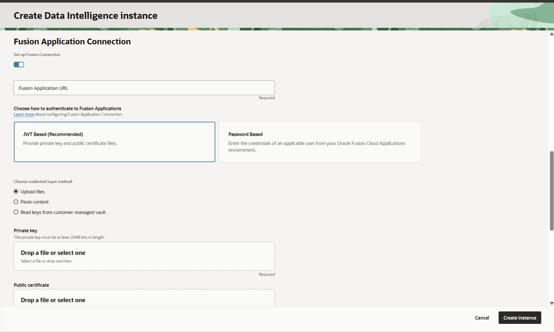 Description of fawag-create-instance-faconnect-oak.png follows