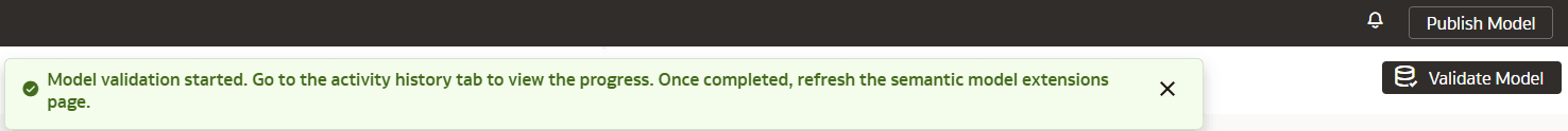 Validate Model button Validate Model button